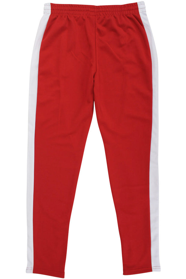 Side Stripe Zip Pocket Track Pants Red - White (ZCM4418PS) – Zamage