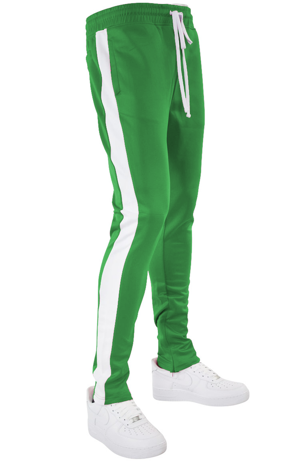 kelly green track pants