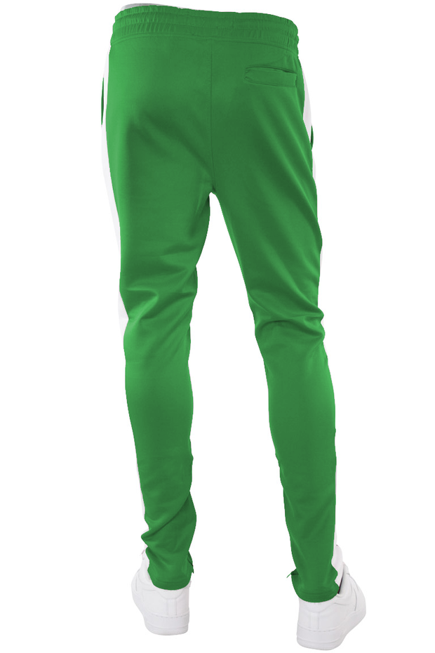 kelly green track pants