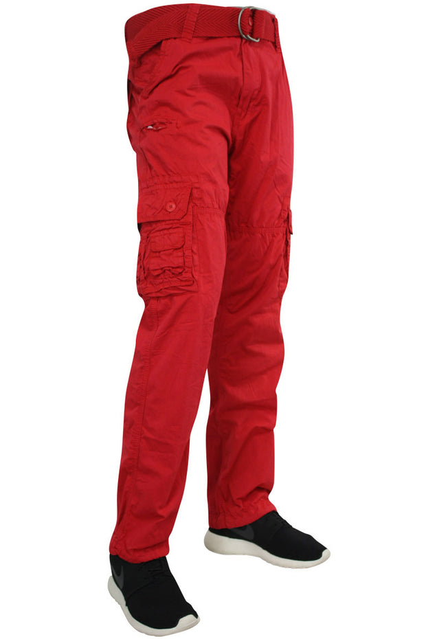 Jordan Craig Casual Cargo Pants Red (5322 22S) – Zamage