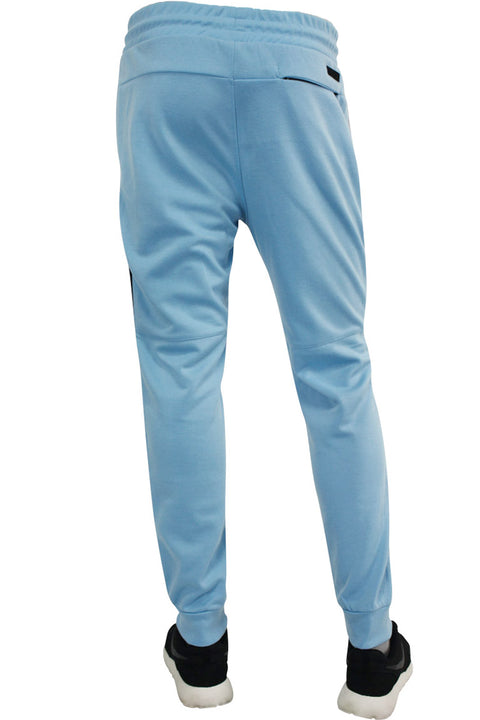 Color Block Tech Fleece Pants Light Blue (18391) – Zamage