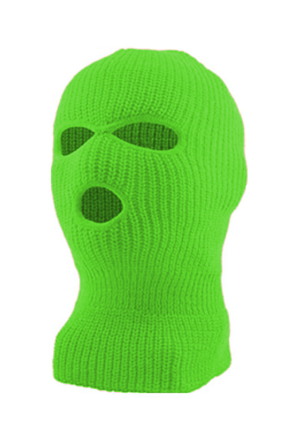 Full Face Mask (Neon Green) | Zamage