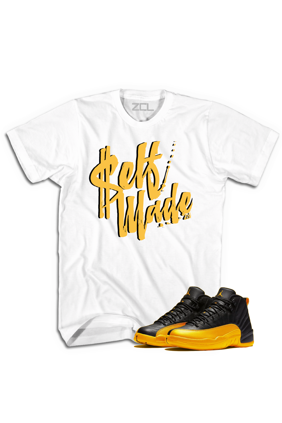 jordan 12 shirt university gold