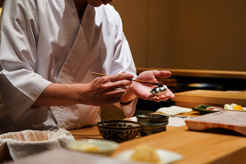 Japanese cuisine, sushi Omakase.