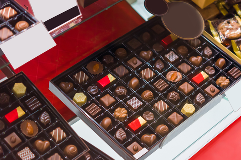 Valentine's Day chocolate box