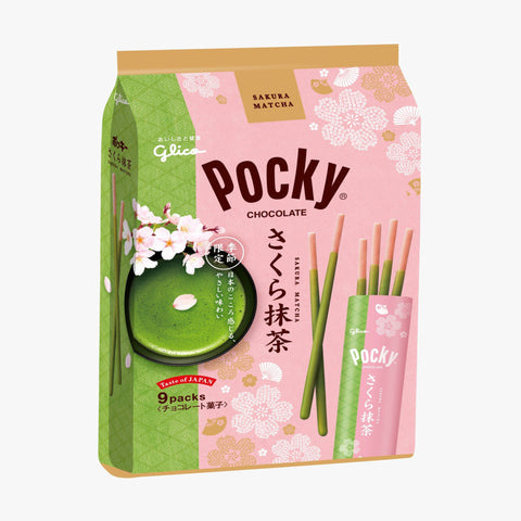 Glico Pocky: Sakura Matcha