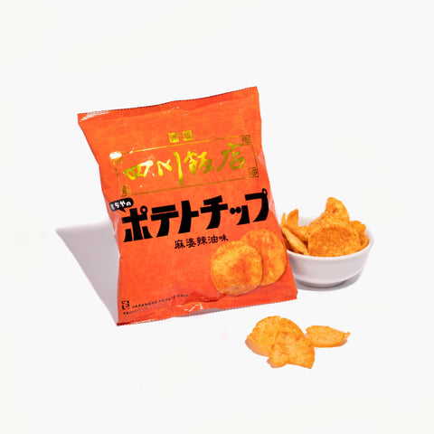 Akasaka Shisen Hanten Mochiya Potato Chips: Mapo Chili Oil Flavor