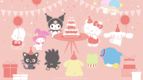 Hello Kitty and Friends celebrate Hello Kitty's birthday