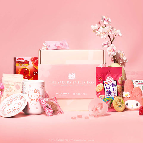 Hello Kitty and Friends + Bokksu Sakura Smiles Box