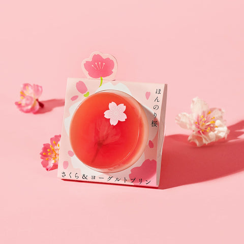 Tsuruya Seika Sakura Yogurt Pudding (1 Piece)