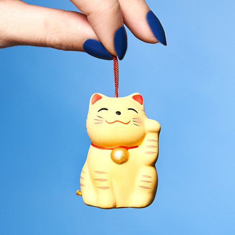 Omikuji Lucky Cat Charm