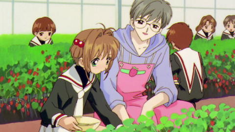 Strawberry Picking anime scene.