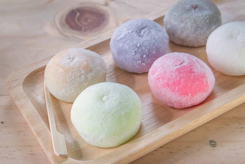 Mochi ice cream should be immediately frozen to help keep the ice cream filling intact.