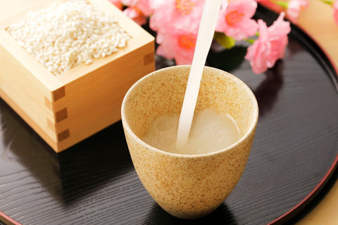 Healthy Amazake, sweet rice drink