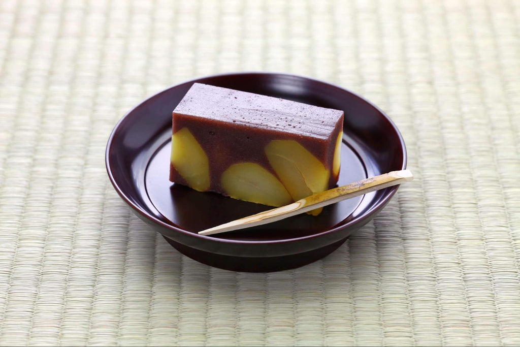 Yōkan is a Kyoto Japanese snack that comes in a variety of flavors