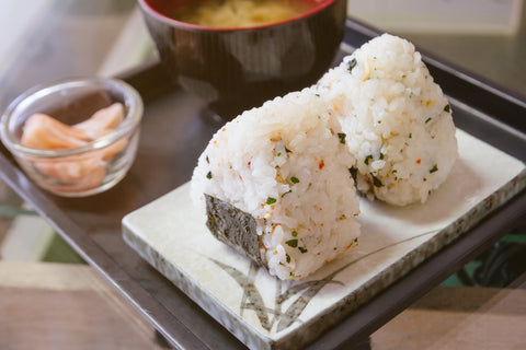 Rice ball, onigiri Japanese rice balls