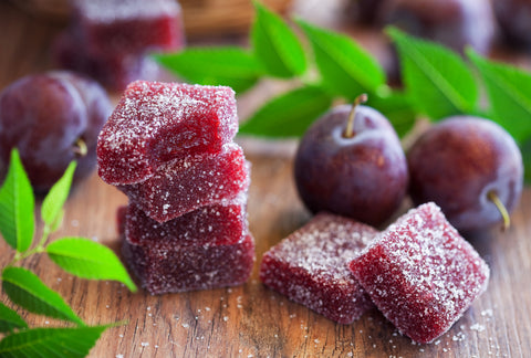 Plum jelly candies