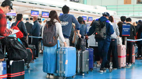 hectic time in Haneda Airport International Terminal in Golden Week (public holidays, plan ahead to avoid disappointment)