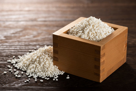 Japanese glutinous rice, Raw material of Mochi