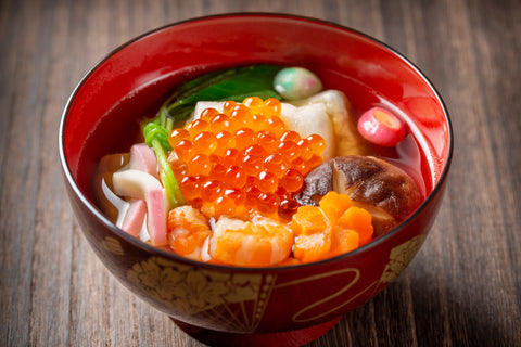 Ozoni is the unique Japanese New Year soup