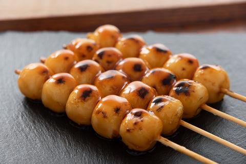 Mitarashi dango is perhaps one of the most popular types of dango in Japan.