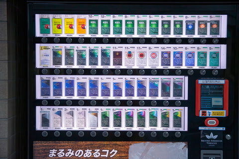 Cigarette vending machine in Tokyo