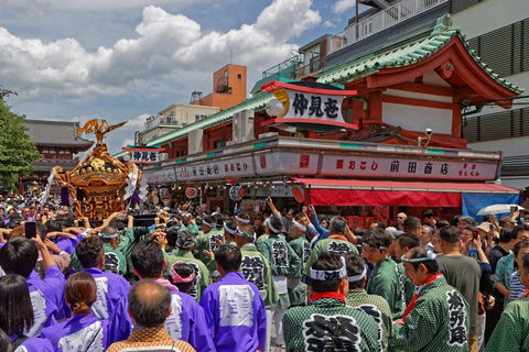 Sanja Matsuri is one of the great Shinto festivals of Tokyo and is held in May, near Asakusa station
