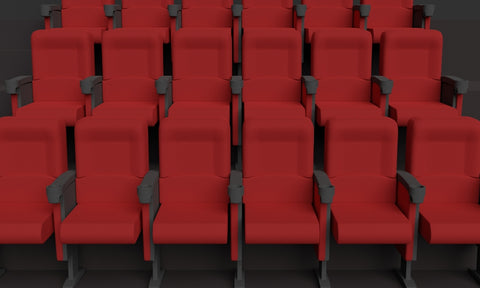 Japanese movie theater seats.