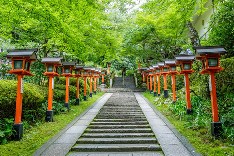 Kurama Temple (Kurama-dera) in Kyoto, Japan