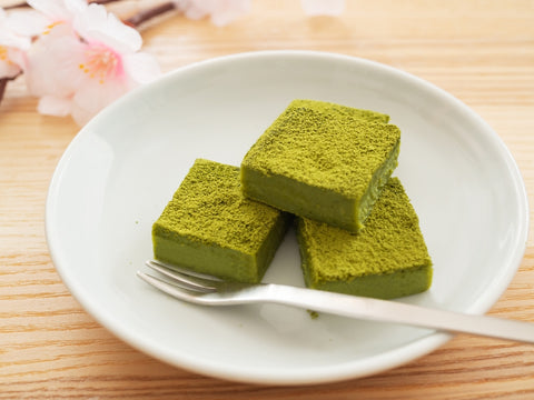 Matcha-flavored nama chocolate