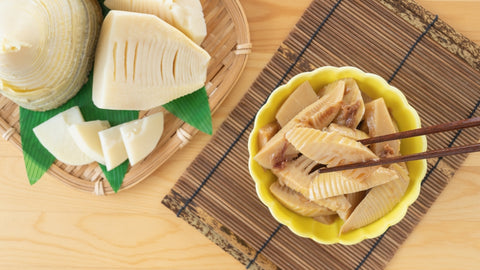 Ingredients bamboo shoots and sweet and spicy simmered bamboo shoots. Good as a side dish
