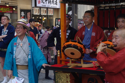 Sanja Festival Participants in Asakusa Area, Tokyo