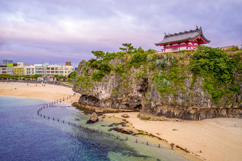 landscape of Naminoue Shrine in Okinawa, Japan