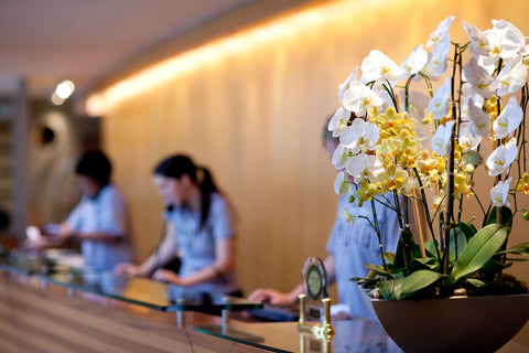 Hotel reception in Tokyo