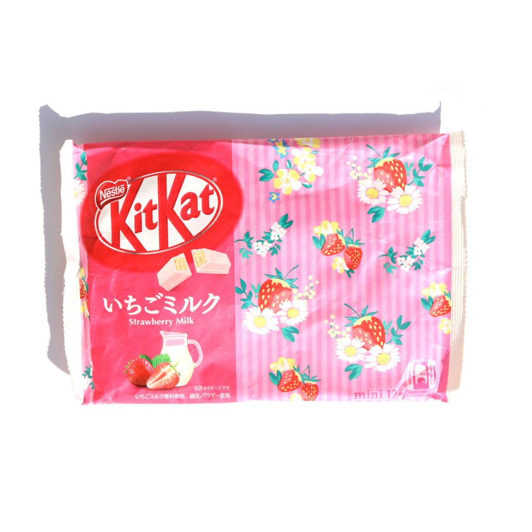 Japanese Kit Kat: Strawberry Milk | Exclusive Kit Kat Flavors – Bokksu