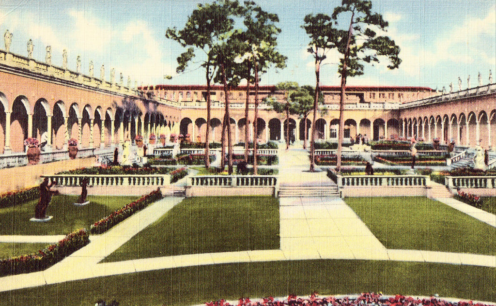 Inner Court of Ringling Art Museum - Sarasota,Florida ...