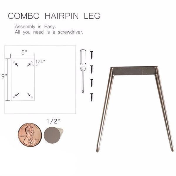 combination hairpin legs