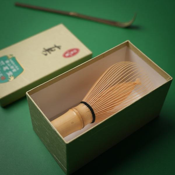 Basic Matcha Bamboo Whisk Chasen - 120-prong