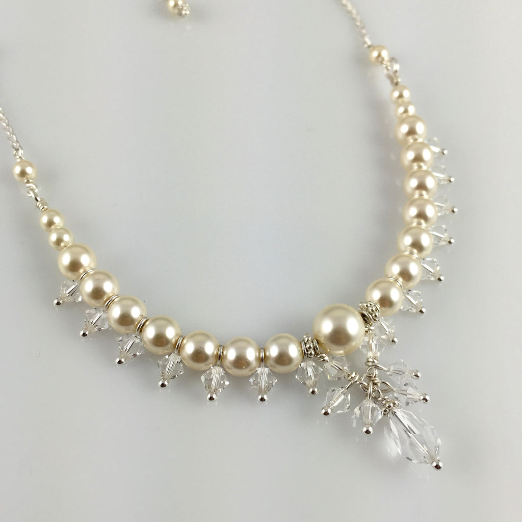 Icy Pearl Bridal Necklace – SJJ