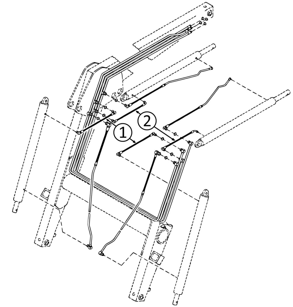 John Deere 522 Loader Hydraulic Hose Diagram