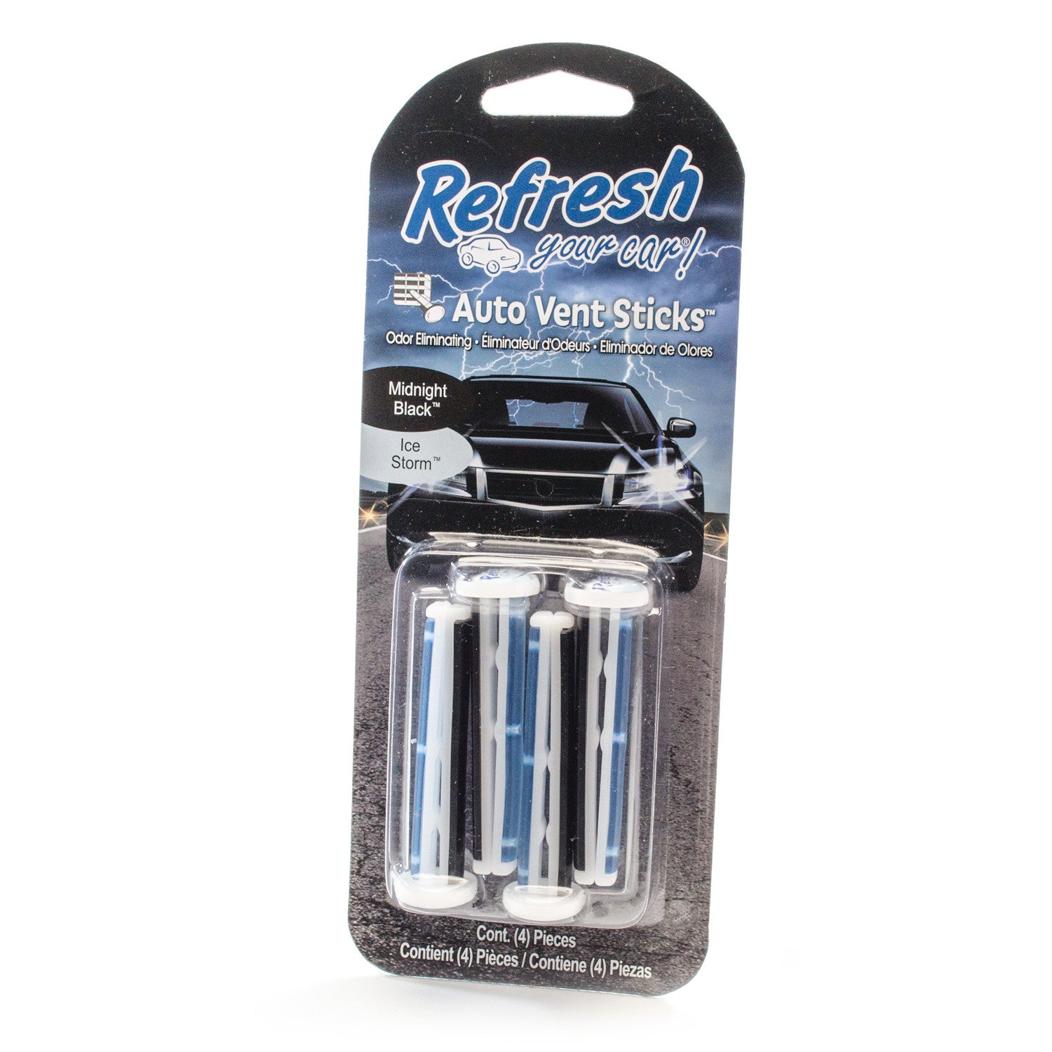 sticks vent air freshener Car by Storm Refresh Air Vent Direct Black/Ice Auto Sticks GOSO Scent Midnight Freshener,