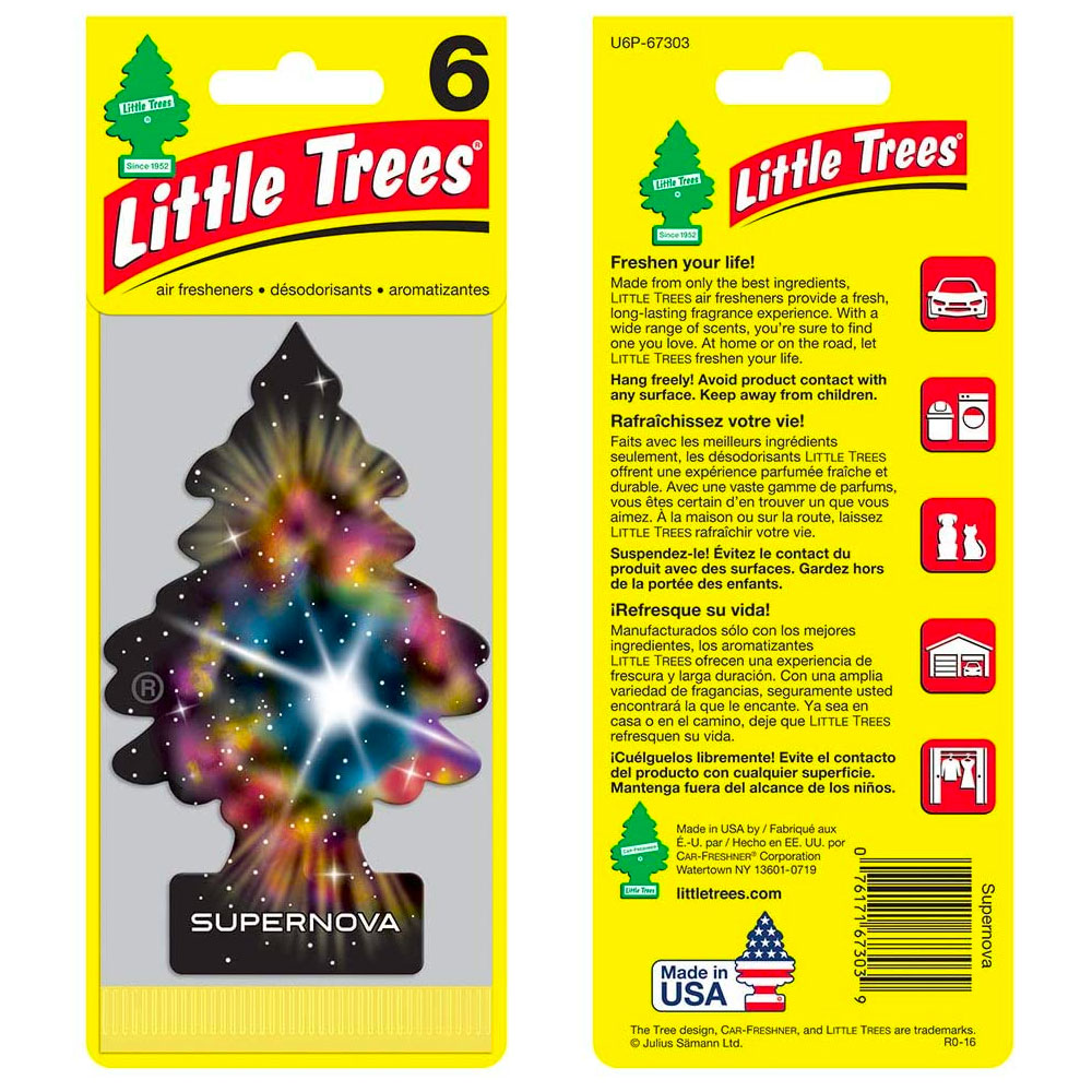 Little Trees Car Air Freshener 24 Pack Supernova By Goso Direct