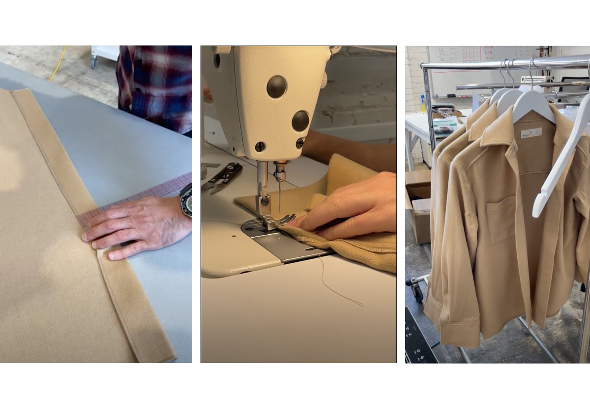 Camel Shirt production process sustainable fashion canada