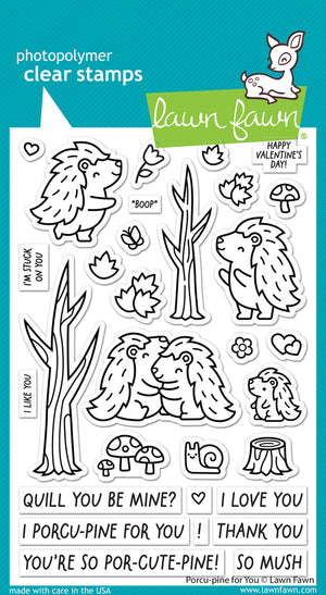 Lawn Fawn - Clear Stamps - Magic Heart Messages