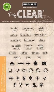 Waffle Flower - Planner STAY FOCUSED Clear Stamps - 25% OFF