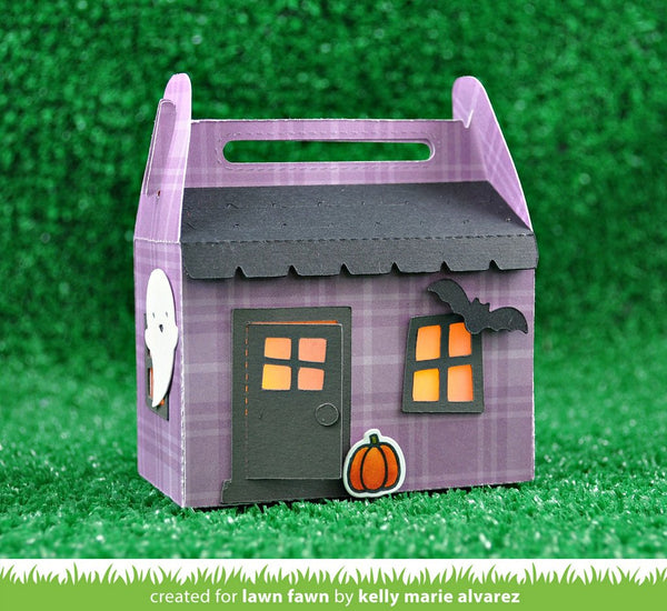 Lawn Fawn - Scalloped Treat Box HAUNTED HOUSE ADD-ON ...