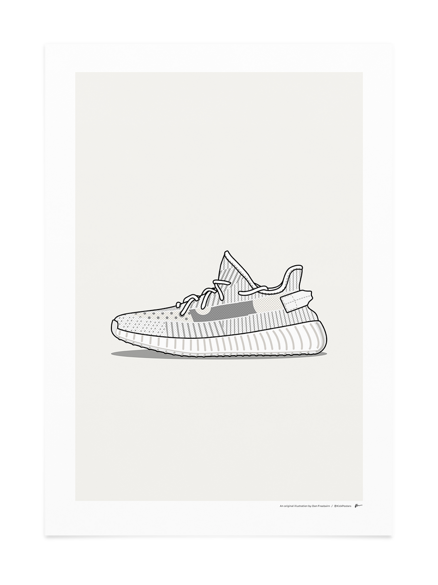 yeezy 350 drawing