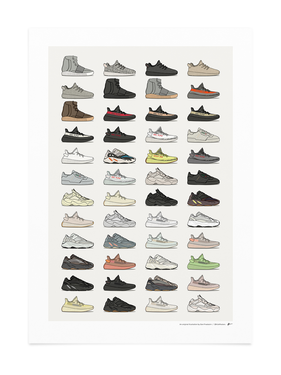 adidas Yeezy Collection – KickPosters