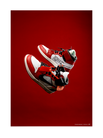 jordan 1 off white chicago wallpaper