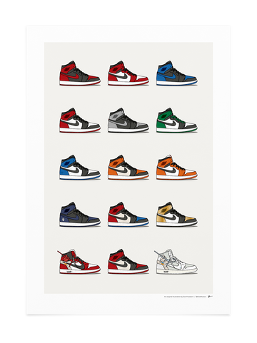 jordan sneaker poster